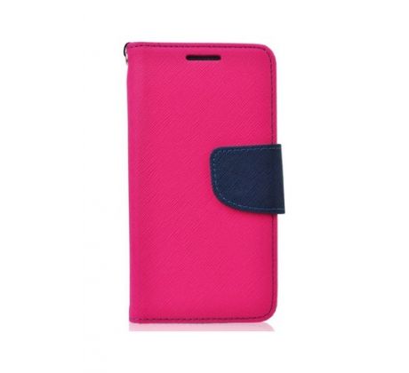 Pouzdro Fancy Book Sony Xperia Z4 / Z3+ (E6553), růžová-modrá