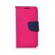 Pouzdro Fancy Book Sony Xperia Z5 Comapct (E5803), růžová-modrá