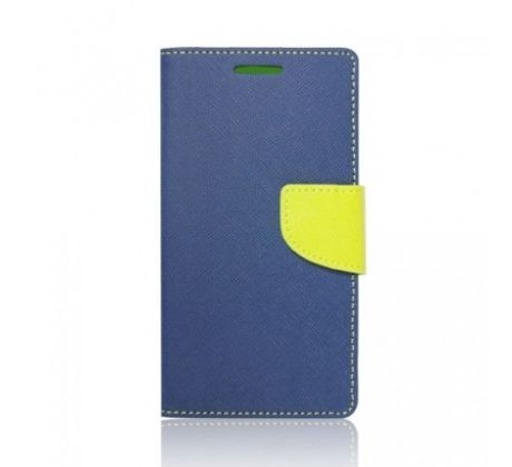 Pouzdro Fancy Book Samsung Galaxy S6 Edge Plus (G928), modrá-zelená