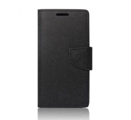 Pouzdro Fancy Book Lenovo Moto E4, černá