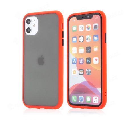 Gelové pouzdro iPhone 7 / 8 / SE2020 /SE2022  červené barevná tlačítka