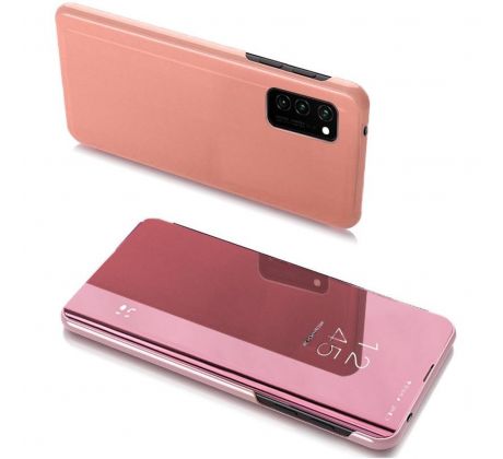 Pouzdro Smart Case Book Huawei P Smart 2020, ružová Clear View
