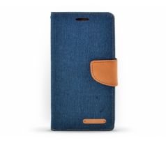 Pouzdro Smart Book - Samsung A 02, modrá - hnědá